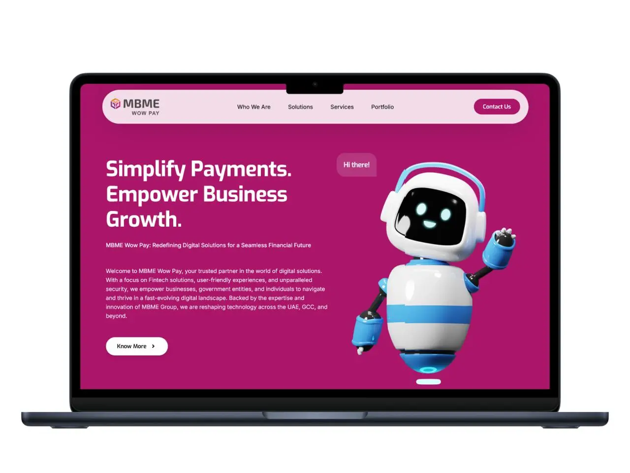 MBME WOW PAY — Corporate Website – UAE